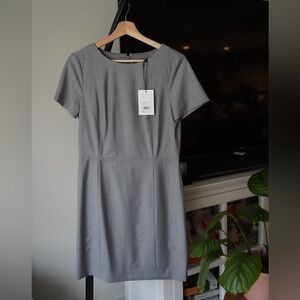 Brand New Theory Gray Midi Dress